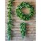 36" Bristle Pine Wreath with Natural Touch Evergreens Full-Size Realistic Holiday Greenery